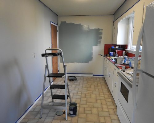 paint, workspace, remodel, design, creative, work, creativity, ladder, kitchen, moving, occupation, gray kitchen, gray painting, gray paint, gray creative, remodel, remodel, remodel, remodel, remodel